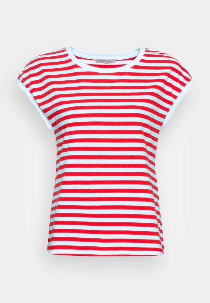 T-Shirt ANNA FIELD Anna Field Print T-shirt Rouge Femme | ALO-1914976